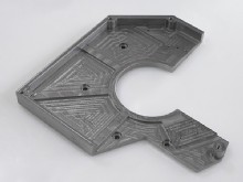 Carbon-steel-flat-end-cover，Custom-CNC-Machining-parts