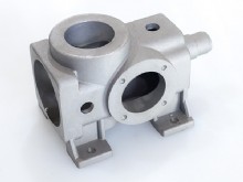 Precision-machined-part-cast-aluminum,-the-valve-body